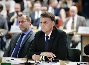 Interrogatório de Bolsonaro (Foto: Fellipe Sampaio/STF)